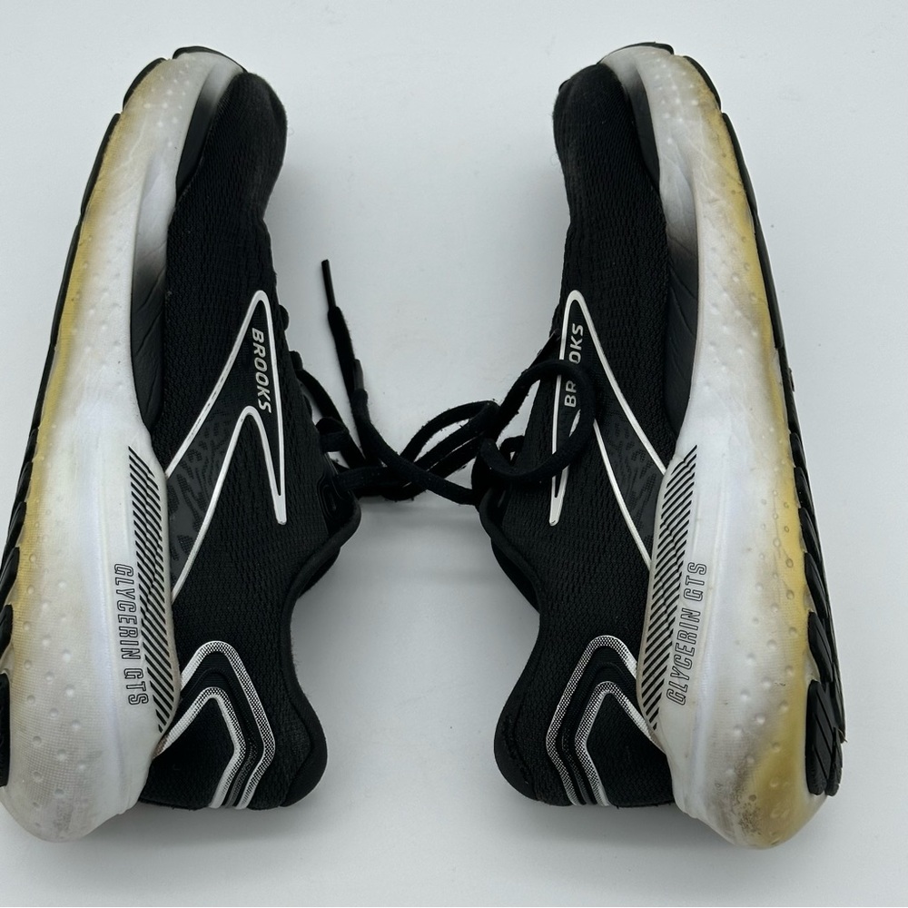 Brooks Glycerin GTS Women's Black and White Running Shoes - Picture 8 of 13